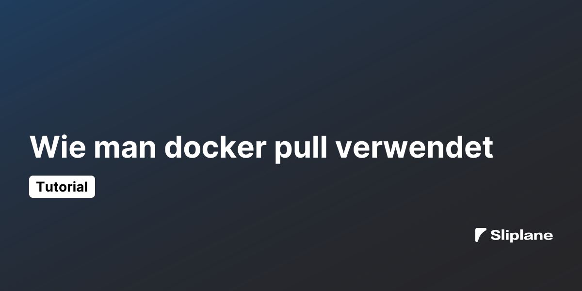 Wie man docker pull verwendet