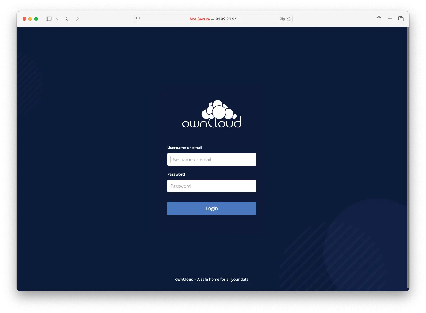 ownCloud Signup